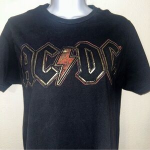Black AC/DC Graphic T-Shirt